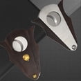 thumbnail image 5 of Wooden & Stainless Steel Cigar Cutter - Premium V-Cut Cuban Cigar Cutter, Ideal Gift for Men, 5 of 5