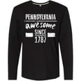 thumbnail image 3 of Inktastic Pennsylvania Awesome Since 1787 Long Sleeve T-Shirt, 3 of 5