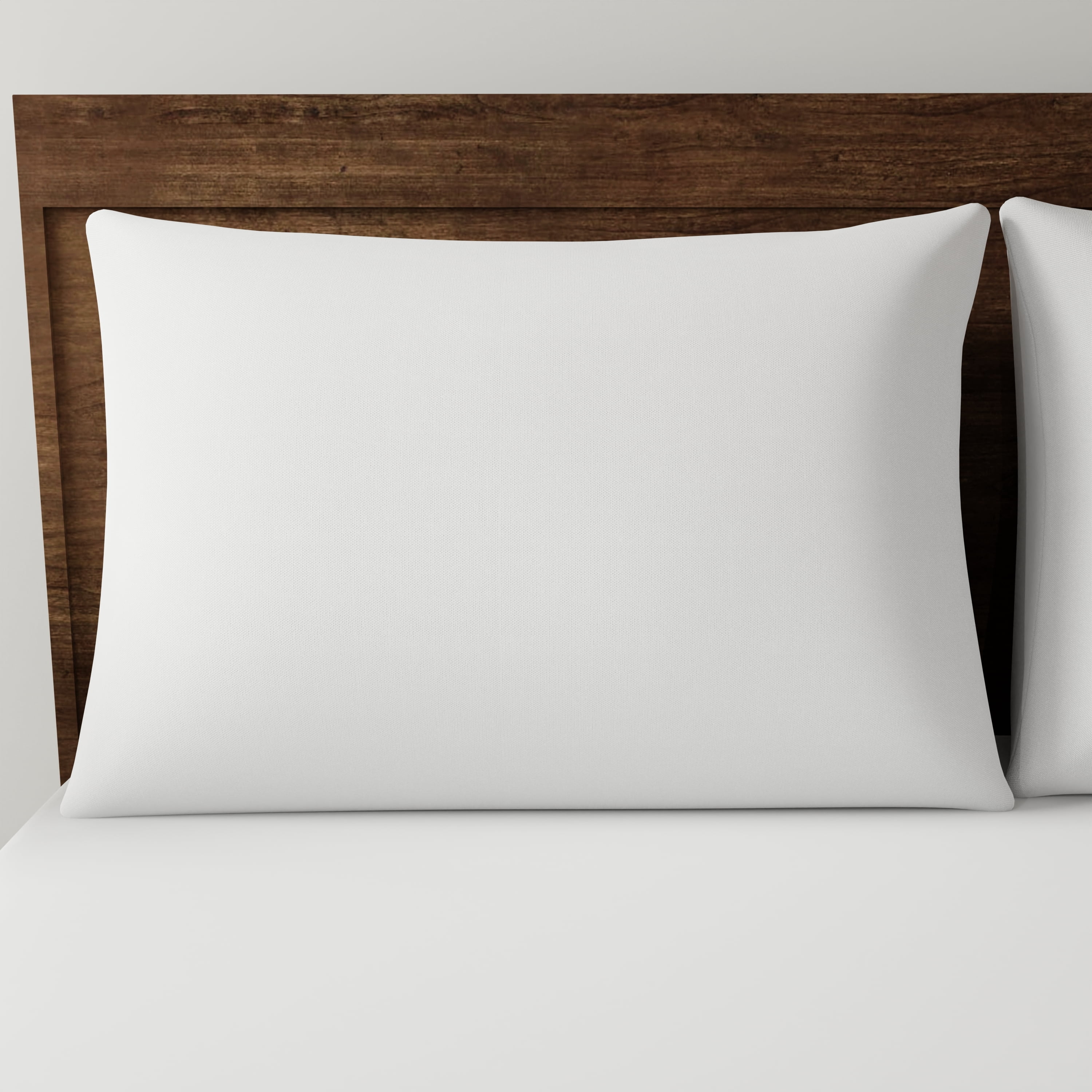 Mainstays Jersey Soft Bed Pillow Cover Protector, King - Durable Zippered Closure