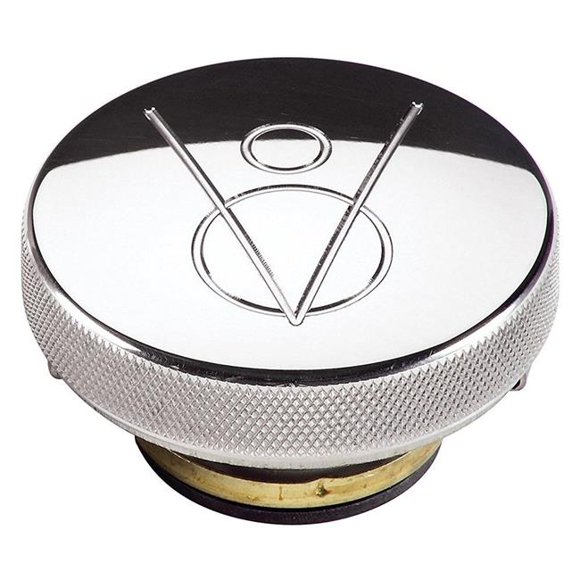 Billet Specialties 75420 14 lbs Polished Radiator V8 Logo Cap