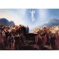 thumbnail image 2 of Domingos Sequeira 14x11 Gold Ornate Wood Frame and Double Matted Museum Art Print Titled - The Ascension (C. 1828-1830), 2 of 4