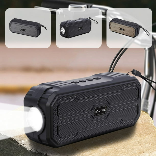 Altavoz Bluetooth Solar Xihbxyly Historia de La Navegación Portátil con Linterna Multifunción
