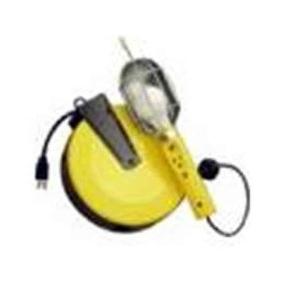 Cord Reel with Light Mechanics Tools and Bits