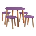 thumbnail image 1 of Comedor Circular Estilo Infantil Natura Pino Duduk lila 1 Duduk Natura, 1 of 2