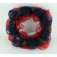 thumbnail image 3 of MLB Boston Red Sox Team Logo Mesh Front Door Wreath, 3 of 3