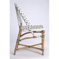 thumbnail image 6 of Beaumont Lane Island Living Rattan Dining Chair in White and Black, 6 of 8