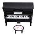 thumbnail image 2 of Childs Piano Mini Piano Model Realistic Details Decorative Musical Atmosphere Mini House Decor 1Set, 2 of 4