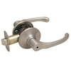 Hardware House Greystone Door Handle Sets Privacy Lever, Satin Nickel CP