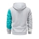 thumbnail image 3 of Dolkfu Sudadera con capucha de color contrastante para hombre, sudadera con capucha para hacer ejercicio, camiseta de manga larga casual para hombre S, 3 of 8