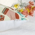 thumbnail image 4 of Unique Bargains Set of 2 Christmas Printed Throw Pillow Covers Velvet Cushion Covers Beige Red 18" x 18", 4 of 6