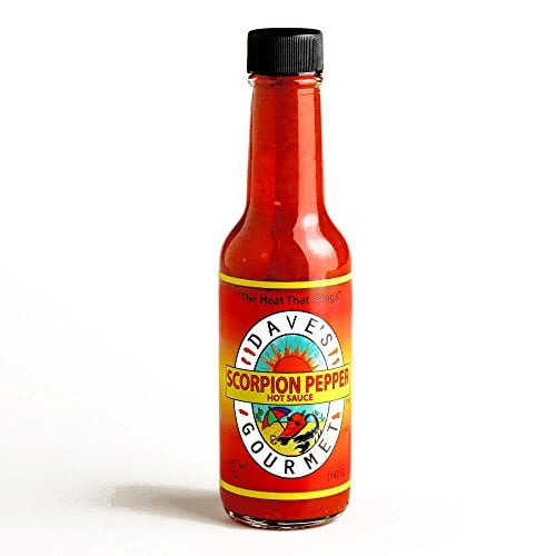 Dave's Gourmet Scorpion Pepper Hot Sauce 5 oz each (3 Items Per Order