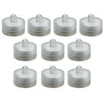 thumbnail image 2 of Esquirla 10Pc Submersible LED Tea Light Flameless Candles Waterproof Wedding Party Decors White Light, 2 of 8
