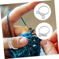 thumbnail image 4 of 2pcs Knitted Crochet Rings Crochet Hooks Crochet Needles Knitting Ring Braided Ring Single Head Grip, 4 of 5