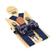 thumbnail image 4 of Conjunto de tirantes con pajarita para niños, tirantes elásticos, prácticos tirantes de esmoquin para niños Marina de guerra, 4 of 9