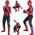 thumbnail image 4 of Lejos De Casa Disfraz De Spiderman Cosplay Peter Parker Zentai Traje De Superhéroe Halloween, 4 of 4