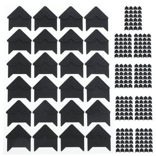 Pajean 720 Pieces Photo Corners Self Adhesive Black Photo Corners for Scrapbooking and Stamping Supplies DIY Scrapbook Stickers Album Diary Personal