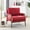 Red, variant on Soft Seat Cushion and Armrests / Best for Relaxing in Studio / Elegant Accent Armchair