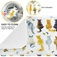thumbnail image 5 of GZHJMY Stylish Cute Cats Butterfly Absorbent Dish Drying Mat Microfiber Kitchen Countertop Table Protector Multi-Purpose Counter Rack Sink Drainer Pad (16" x 18"), 5 of 6