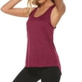 thumbnail image 6 of fatyb Women's Workout Tank Tops Open Back Running Shirts Activewear Sleeveless Gym Yoga Athletic Tops, 6 of 7
