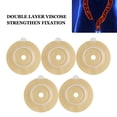 thumbnail image 4 of Colostomy Barrier Rings, Disposable Soft Colloid Skin Friendly Skin Color Avoid Embarrassment Ostomy Barrier Rings  for Outdoor Use, 4 of 7