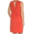 thumbnail image 2 of RACHEL ROY Womens Orange Cut Out Sleeveless Jewel Neck Above The Knee Sheath Dress  Size: S, 2 of 2