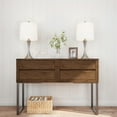 thumbnail image 4 of Lavish Home Set of 2 Table Lamps with Energy-Efficient LED Bulbs (Silver), 4 of 6