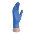 thumbnail image 2 of Guantes descartables antideslizantes Ammex color azul talle G de nitrilo x 100 unidades, 2 of 8