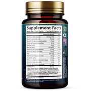 Eye Vitamins Supplements - 3x Strength Eye Health Vitamin with Lutein and Zeaxanthin - Vision Macular Health & Dry Eyes Support With Zinc, Vitamins C E & Minerals, Bottled in USA - 120 Capsules