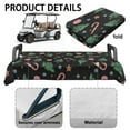 thumbnail image 6 of Yuyamidu Candy Canes Golf Cart Seat Covers Xmas Tree Club Car Seats Cushion Covers Flannel Golf Cart Seat Towel Blanket Accessories, Christmas Decor, 6 of 8