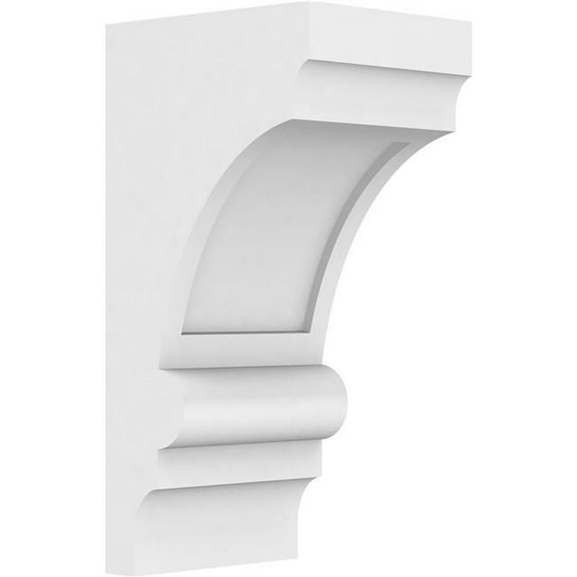Ekena Millwork CORP03X06X06DIA Standard Diane Architectural Grade PVC Corbel - 6 x 3 x 6 Po.