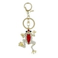 thumbnail image 2 of Naierhg Fashion Frog Metal Rhinestone Keyring Keychain Car Key Holder Bag Pendant Gift, 2 of 7