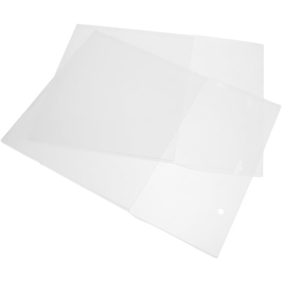 WRISTBIQUE 2Pcs Wall Hanging File Organizer with Pockets for Office Work and Students in PP 13X9.4X0.4In