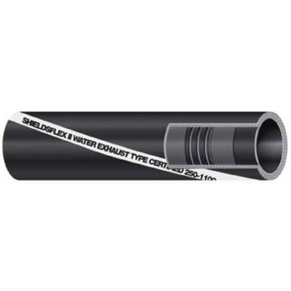 Shields Hardwall Exhaust/Water Hose, 3 1/2" X 2' 116-250-3120-24