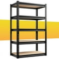 thumbnail image 3 of Raybee Garage Shelves Classic 5-Tier Metal Storage Shelving Unit Height Adjustable Versatile Utility Rack for Craft Warehouse Pantry Kitchen Organiser, 3 of 10