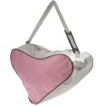 thumbnail image 1 of Bolso de mano de tela de malla, bolso triangular para patinaje, bolso de hombro, paquete de alta capacidad (rosa), 1 of 2