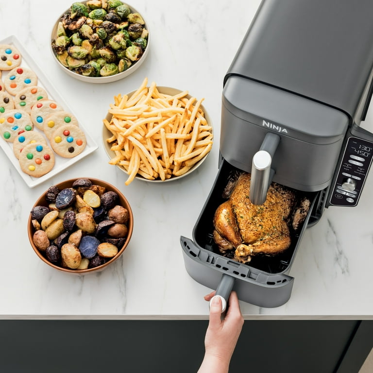 Ninja DoubleStack XL 10 QT 2-Basket Air Fryer, Cook 4 Foods