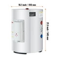 thumbnail image 5 of KFFKFF Powered Water Warmer, 10 Gallon Capacity Instantaneous Water Warming Unit, 1.6Kw Tankless Heat Device w/ Digital Screen, Dial Regulation, IPX4 Water-Resistant Lateral Connection On-Demand, 5 of 9
