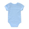 thumbnail image 5 of Newborn Infant Short Sleeve Cotton Romper "DON'T LOOK AT ME" Graphic Crew Neck Bodysuit Onesies For Baby Girls And Boys Toddler Summer Clothes, 5 of 5