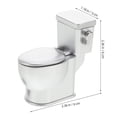 thumbnail image 4 of Dollhouse Toilet Model Toys Tiny Toilet Funny Toilet Gift Dollhouse Toilet Doll House Mini Toilet, 4 of 6