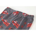 thumbnail image 6 of Popshion Kid Boys Pajamas Toddler 100% Cotton Fire Truck 2 PCS Long Sleeve Sleepwear Set 3T/6736, 6 of 7