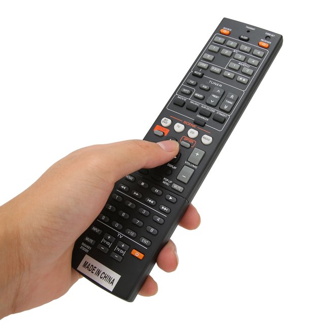 Ccdes pour Rxv371 Télécommande, AV Récepteur Télécommande, RAV491 AV Récepteur Télécommande de Remplacement pour Yht399u Htr5063 Rxv467 Rxv367 Rxv371