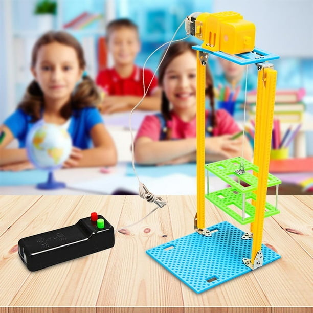 Material didáctico, conjunto de experimentos científicos, elevador Vertical, manualidades DIY, pasatiempos para niñas y niños, proyecto práctico de perfke Experimento científico