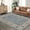 Old Blue, variant on 9'x12' Area Rugs Washable for Living Room Bedroom,Boho Vintage Bohemian Distressed Oriental Non Slip Soft Carpet for Dining Room Green