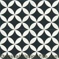 thumbnail image 1 of Original Mission Tile F882110-01 Circulos Cement Tiles, Black 01 - Box of 12, 1 of 1