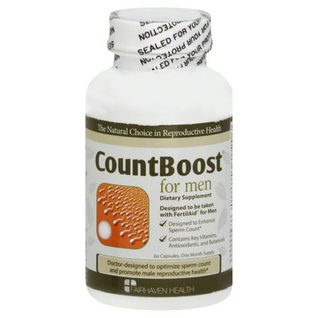 CountBoost for Men Fertility Supplement: Support Sperm (Best Supplements For Men's Fertility)