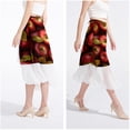 thumbnail image 4 of Fruit Stylish Summer Chiffon Beach Dress with Polyester Straps - Women's Summer Dresses, 4 of 6