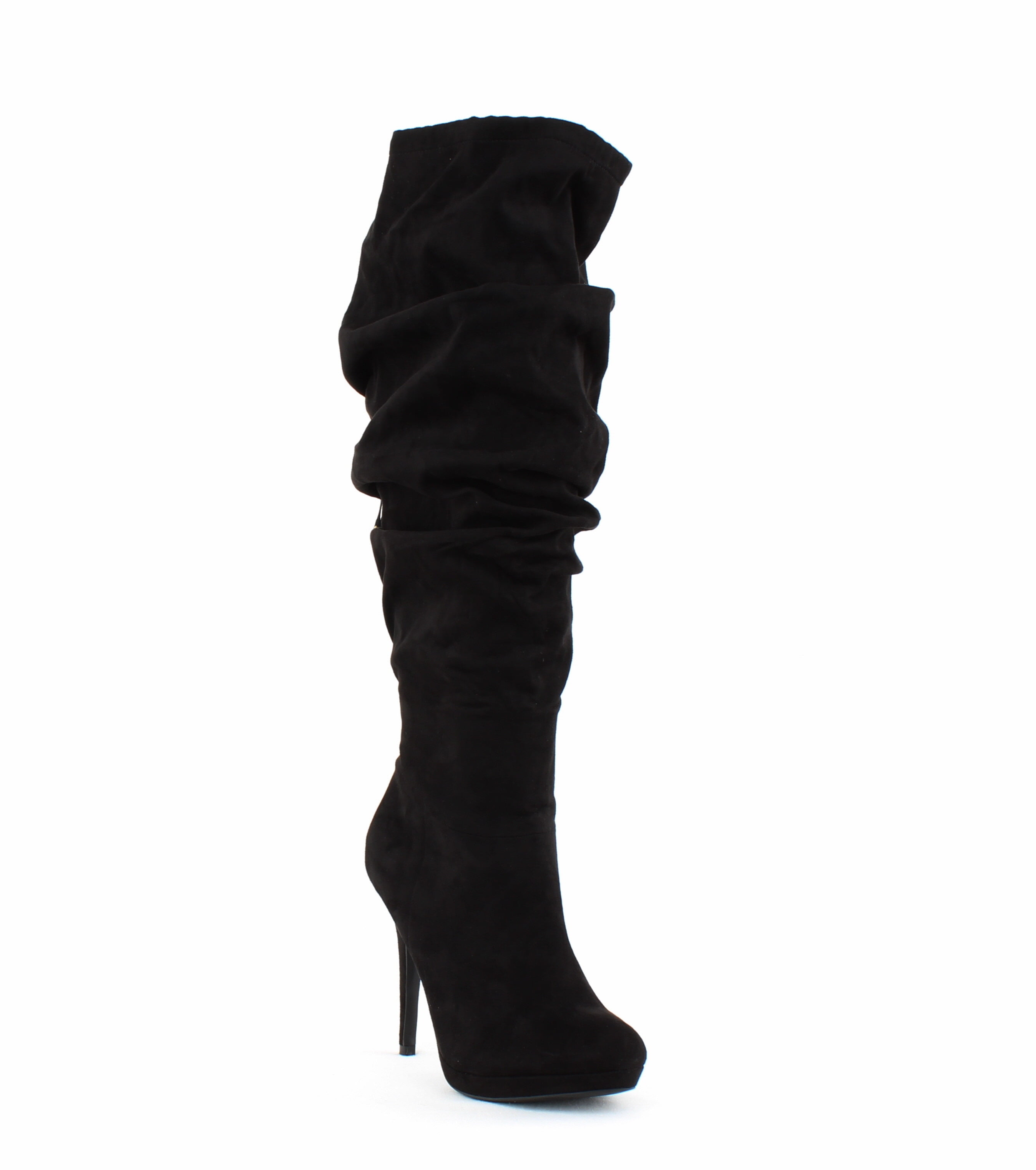 Thalia Sodi - Thalia Sodi | Brisa Heeled Boots | Black - Walmart.com ...