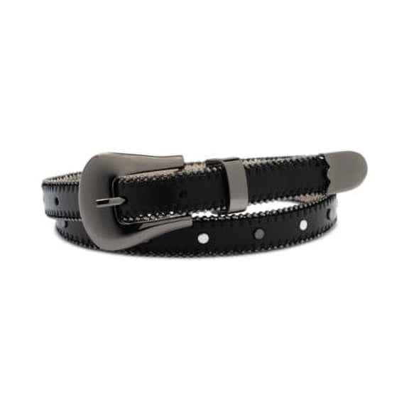 I.n.c. Shot Bead and Studded Faux Leather Belt.