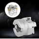 thumbnail image 3 of BAP400R-50-22-4T Cortadora de fresado de cara indexable de hombro cuadrado a 90 grados, CNC 4 Flautas Fresa de fresa de hombro de fresadora de cara con llave y caja EOTVIA No, 3 of 6