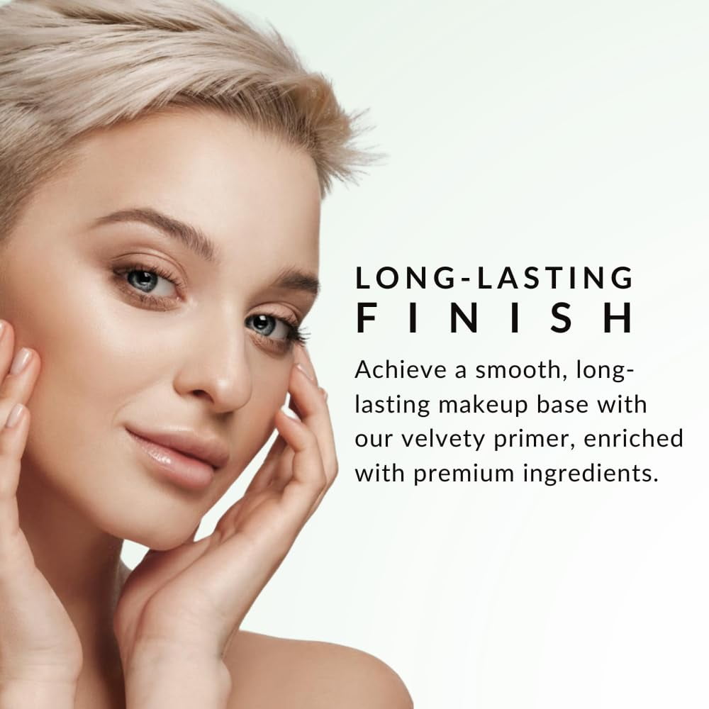Color Me Beautiful Velvet Perfection Primer, Hydrating Primer Makeup Form, Hyaluronic Acid 1fl/30ml